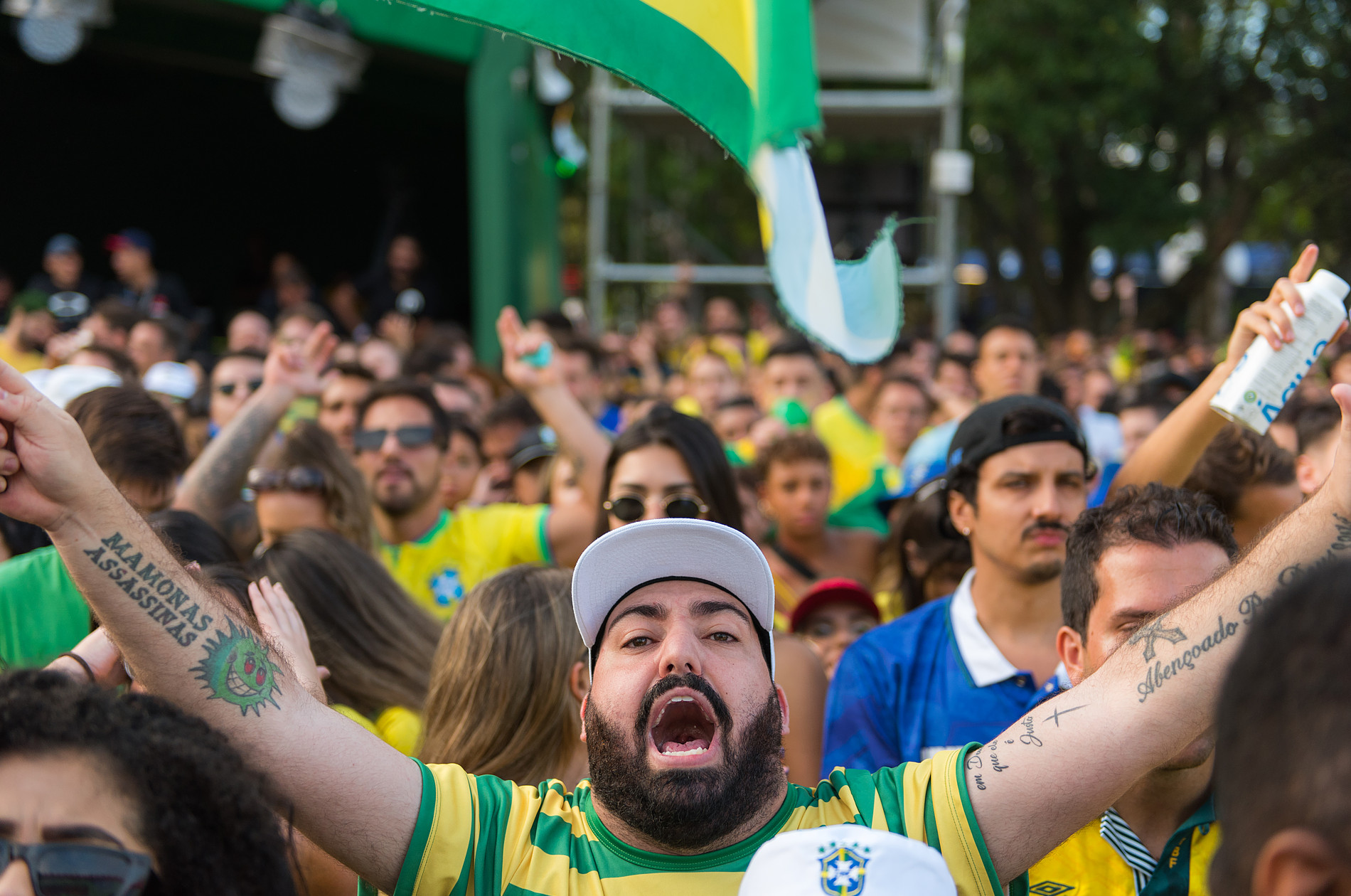 Movimento Verde e Amarelo - Primeiro Jogo | Luciano Braz Fotografia